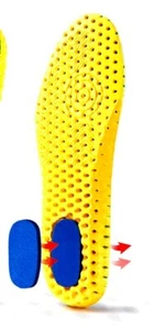 3-layer sweat resistant insoles for men (6-12) foot feet shoes heel pad insert - Picture 1 of 3