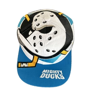 Gorra Mighty Ducks The Game Logo Grande Rara Personalizada Snapback Dos Tonos - Imagen 1 de 5