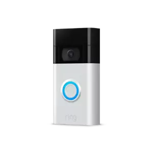 Ring satin nickel IR WIFI 1080p video doorbell 2nd gen | chime Fitting Available - Picture 1 of 3