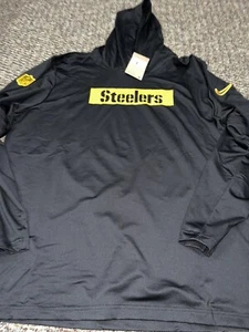 Pittsburgh Steelers Nike 2024 Sideline Hoodie Performance LS T-Shirt XXL - Picture 1 of 3