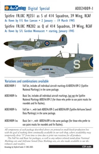 Spitfire FR.IXCs MJ351 & MK202 of 414 Sqn,  – 1/24 scale Singles & Specials - Bild 1 von 3