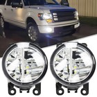 x2 Front LED Fog Lights Lamps DRL For Ford Fiesta Focus Transit Connect MK6 MK7