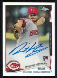 2014 Topps Chrome Rookie AUTO Refractors #134 David Holmberg /499 - Picture 1 of 2