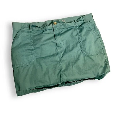 Falda corta Lee tiro medio para mujer 22 bolsillos calce regular Y2K informal atlética Foto 1 de 4