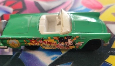 1988 Matchbox (teal) '57 Ford Thunderbird Mickey Mouse diecast - Image 1 of 4