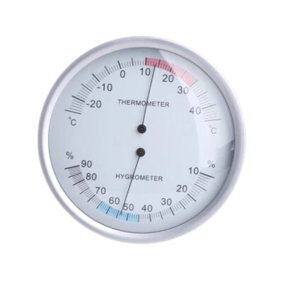 5 Inches Wall mounted Thermometer Hygrometer Analog Temperature Meter Household - Image 1 of 4