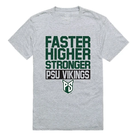 Portland State University Vikings NCAA Workout Tee T-Shirt Cover