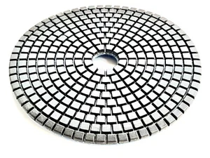 7 Inch Diamond Polishing Pads 10 Piece Set WET/DRY Granite Concrete Stone Marble - Picture 1 of 4