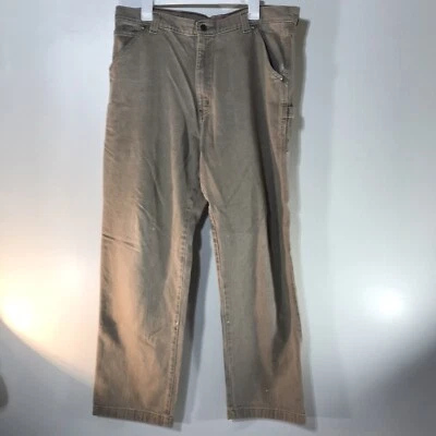 Pantalones de carpintero Red Camel Lt. marrón lavado para hombre talla 38X32 (manchas) Foto 1 de 4