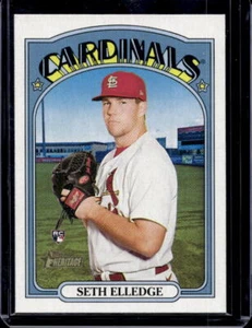 2021 Topps Heritage #549 Seth Elledge - Picture 1 of 2