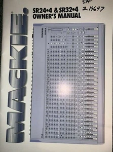 MACKIE SR-32X4 AUDIO MIXER HANDBUCH (KOPIE) - Bild 1 von 2