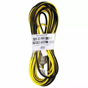Ultracharge Heavy Duty 15m Extension Lead 10Amp Cord 240V AU/NZ/ Power Indicator - Picture 1 of 1