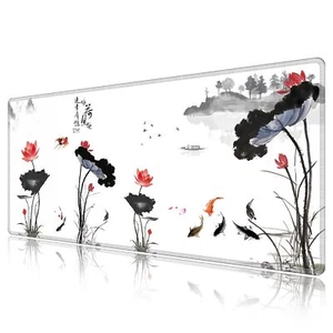 Large Tapis de Souris Imprimé Lavable 90x40x03cm Gamer Mouse Mat Grand Sous-M... - Afbeelding 1 van 9