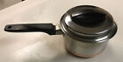 VINTAGE EKCOWARE STAINLESS STEEL COPPER BOTTOM 1 QT SAUCE PAN WITH MATCHING LID