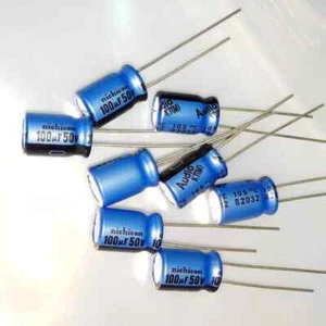 Condensadores electrolíticos para audiófilos Nichicon AUDIO KT Series 8X12 mm 50V100UF - Imagen 1 de 3