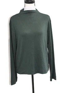 Banana Republic Womens Sweater. Small Mock Neck Wide Sleeve Green Size XS NWT - Picture 1 of 8