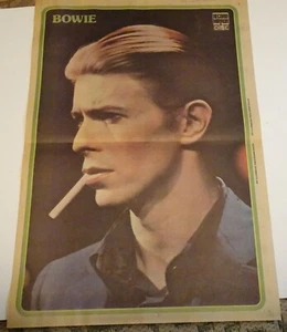 David Bowie: 1975 Double Page (23" X 16") UK Centrefold Poster - Picture 1 of 3