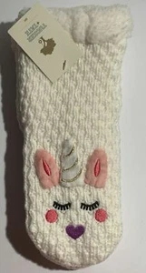 Tucker & Tate Cozy Animal Einhorn Hausschuhe Socken - Elfenbein Kinder M/L - Nordstrom - Bild 1 von 4