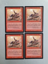 Parch x4 PLAYSET, MTG Urza's Legacy (1999) Common Red Instant NM
