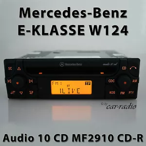 Genuine Mercedes W124 Radio Audio 10 CD MF2910 CD-R E-Class C124 S124 A124 - Picture 1 of 9