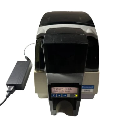 Datacard SP60 Thermal Transfer Full Color ID Card Printer USB LAN - Ships FREE - Image 1 of 4