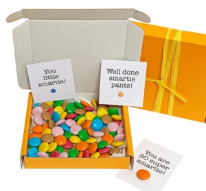 Pequeñas golosinas! Pequeña caja de granos de chocolate.Bien hecho/examen pase regalo.Personalizar - Imagen 1 de 3