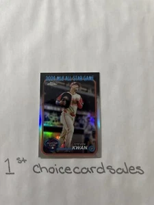 2024 Topps Chrome Update All-Star Game Refractor ASGC-8 Steven Kwan, Cleveland G - Picture 1 of 2