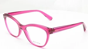 Ralph Lauren RA7105 5748 Cat Eye Transparent Burgundy Womens Eyeglasses 52mm - Picture 1 of 6
