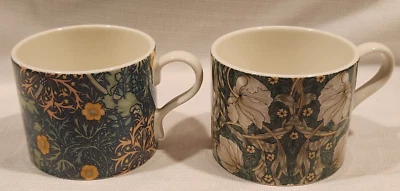 SPODE MORRIS  & Co PIMPERNEL &  SEAWEED DESIGN MUG SET OF 2 - Image 1 of 4
