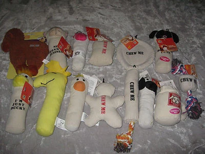 Juguetes de lona para perros jugar masticar ejercicio duro mascota cachorro cuerda animales divertidos ¡NUEVO! Foto 1 de 4