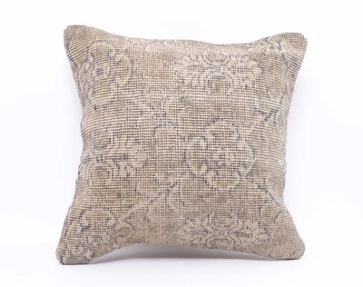 "Funda de Almohada Kilim Turco Vintage 18x18"" Diseño Floral Cojín Boho" Foto 1 de 4