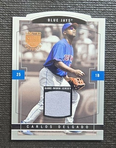 2004 Skybox Limited Edition Jersey Proof 082/299 Carlos Delgado #49 Die Cut - Picture 1 of 2