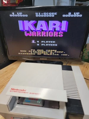 Ikari Warriors (Nintendo Entertainment System, 1987) AUTHENTIC, CLEANED & TESTED - Image 1 of 4