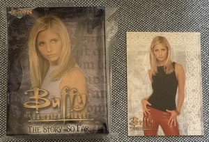 2001 Ikon BUFFY Vampire Slayer The Story So Far Complete Base Card Set + Promo - Picture 1 of 19
