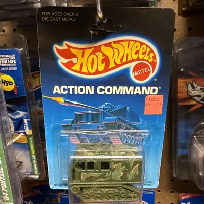 Vintage 1989 Hot Wheels Action Command Main Line Assault Crawler #3338 — 第 1/2 张图片