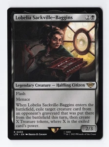 Lobelia Sackville-Baggins Regular Raro Señor de los Anillos Magic The Gathering - Imagen 1 de 2