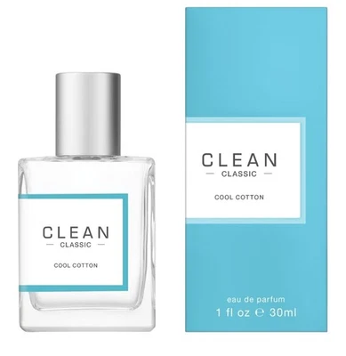 Clean Beauty Cool Cotton Eau De Parfum, 1 fl. oz SELLADO DE FÁBRICA  Foto 1 de 4