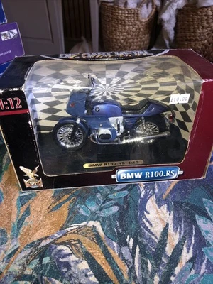 Boxed 1:12 Scale Diecast Model BMW R 1100 RS Motorcycle Motorbike Road Signature - Image 1 of 4
