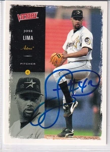 Tarjeta firmada autografiada José Lima Astros (Fallecido) Victoria 2000 (DURA) - Imagen 1 de 1