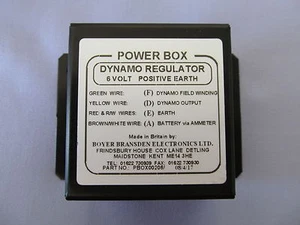 206 NORTON TRIUMPH BSA 6 VOLT POSI EARTH BOYER BRANSDEN DYNAMO REGULATOR BOX206 - Picture 1 of 1