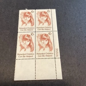 SCOTT#1549 "Retarded Children" 10 CENT 1974 MNH Plate Or Mail Block OF 4 Choice - Picture 1 of 2