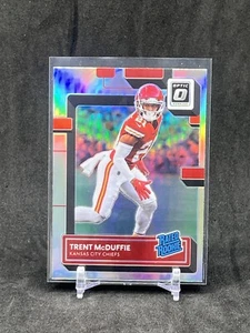 2022 Panino Donruss Optic Trent McDuffie Silver Rated Rookie Chiefs RC - Foto 1 di 2