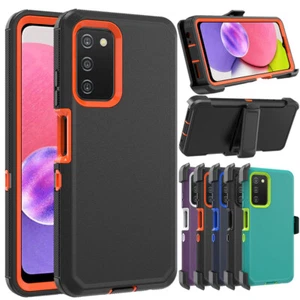 For Samsung Galaxy A03S A03 A04S Case Shockproof Heavy Duty Belt Clip Cover - Picture 1 of 22