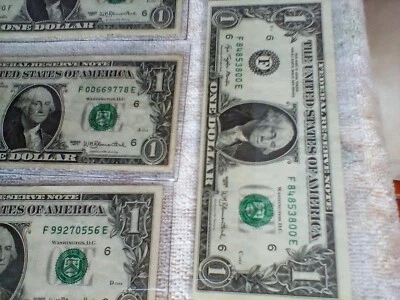 Lot of Eleven 1977 One Dollar Notes - Image 1 of 4