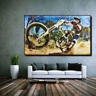Leinwand Bild Er Xxl Pop Art Mountain Bike Fahrrad Mtb Abstrakt Poster   150X90