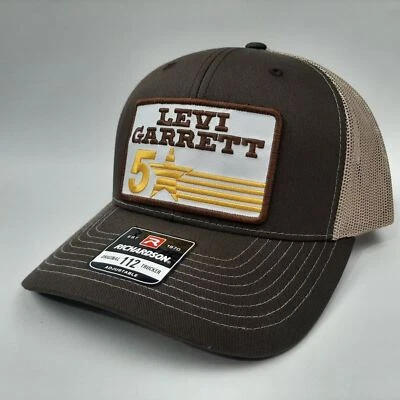 Levi Garrett Embroidered Patch Richardson 112 Trucker Cap Hat Mesh Snapback Brow - Image 1 of 4