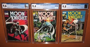 Caballero Luna Edición Especial #1 #2 #3 CGC 9.6 9.4 9.8 FUNCIONAMIENTO COMPLETO 12 píxeles ASEGURADO - Imagen 1 de 12