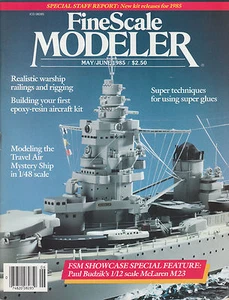 FINESCALE MODELER 5-6/85 McLAREN M23 WARSHIP RIGGING 22nd VIRGINIA BATTALION - Picture 1 of 2