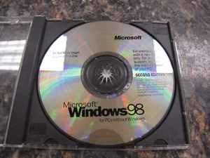 Vintage Microsoft X03-77962 Windows 98 Second Edition CD-ROM - LY36 - Picture 1 of 2