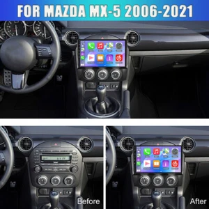 FOR MAZDA MX-5 2006-2021 ANDROID 13 CARPLAY CAR RADIO STEREO FM BT WIFI GPS NAVI - Picture 1 of 23